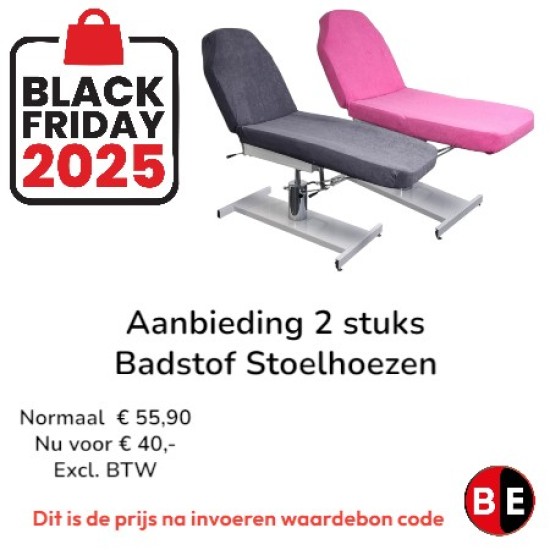 Aanbieding 2 stuks Badstof stoelhoezen - BF2025