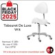 Tabouret de Luxe - Zadelzit de Luxe - Kleur: Wit - BF2025 Tabouret de Luxe - Zadelzit de Luxe - Kleur: Wit - BF2025