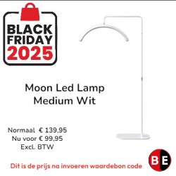 Moon Led Lamp - Medium - Wit - BF2025