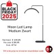 Moon Led Lamp - Medium - Zwart - BF2025 Moon Led Lamp - Medium - Zwart - BF2025