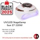 UV/LED Nagellamp Sun Z7 Wit - 220W BF2025