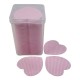 Pluisvrije nageldoekjes - Nail Wipes Lint Free - Nagellakremoverdoekjes - Makeup-pads - Lash Glue Wipes - Box 200st - Roze