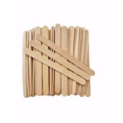 Houten spatels: Smal Pro - 100 stuks (110x10x1.5mm) Houten spatels: Smal Pro - 100 stuks (110x10x1.5mm)