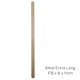 Houten spatels: Smal Extra Lang - 100 stuks (178x6x1mm) Houten spatels: Smal Extra Lang - 100 stuks (178x6x1mm)