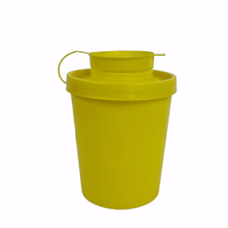 Gele Naald - mes container 500cc Gele Naald - mes container 500cc