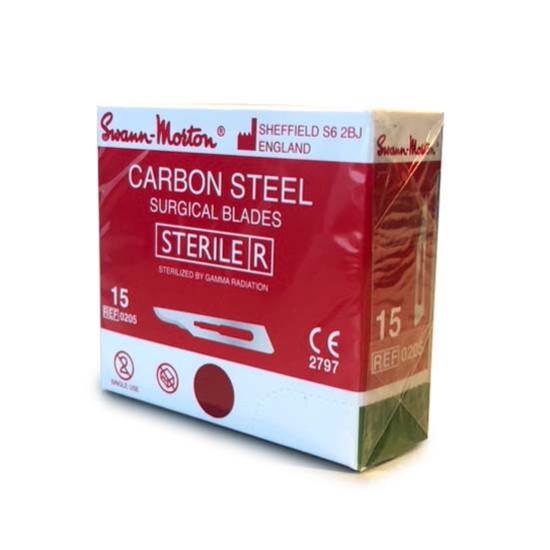 Swann Morton Mesjes Nr: 15 Sterile Swann Morton Mesjes Nr: 15 Sterile