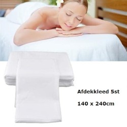 Afdekkleed voor behandelstoel / massagetafel: 5st (140 x 240) Afdekkleed voor behandelstoel / massagetafel: 5st (140 x 240)