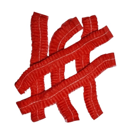 Haarnetjes - wegwerphaarnetjes - Clipcap - Non Woven pak 100st: Rood Haarnetjes - wegwerphaarnetjes - Clipcap - Non Woven pak 100st: Rood