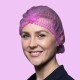 Haarnetjes - wegwerphaarnetjes - Clipcap - Non Woven pak 100st: Roze Haarnetjes - wegwerphaarnetjes - Clipcap - Non Woven pak 100st: Roze