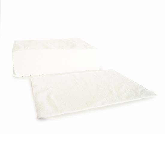 Wegwerp handdoek eco 50st: 70 x 40 wit