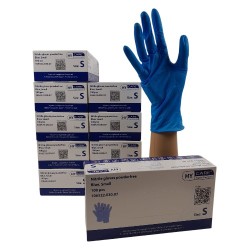 Nitril Handschoenen: Blauw Volle Doos 10 x 100st (Hycare)  Nitril Handschoenen: Blauw Volle Doos 10 x 100st (Hycare)
