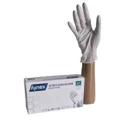 Nitril Handschoenen: Wit 100st (Hynex) Nitril Handschoenen: Wit 100st (Hynex)