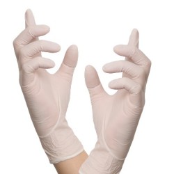 Nitril Handschoenen: Wit 100st Nitril Handschoenen: Wit 100st