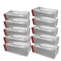 Nitril Handschoenen: Volle Doos Wit 10 x 100st (Nitras) Nitril Handschoenen: Volle Doos Wit 10 x 100st (Nitras)