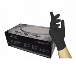 Nitril Handschoenen: Volle Doos Zwart 10 x 100st (Nitras) Nitril Handschoenen: Volle Doos Zwart 10 x 100st (Nitras)