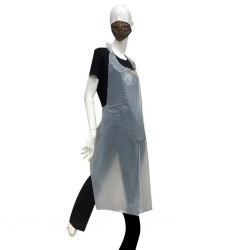 PE Schort in plastic zak: Wit 100st PE Schort in plastic zak: Wit 100st