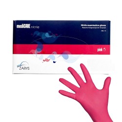 Nitril Handschoenen: Framboos Roze 100st ( Medicare) Nitril Handschoenen: Framboos Roze 100st ( Medicare)
