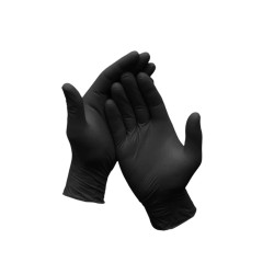 Nitril Handschoenen Extra Sterk: Zwart 100st (Hynex) Nitril Handschoenen Extra Sterk: Zwart 100st (Hynex)