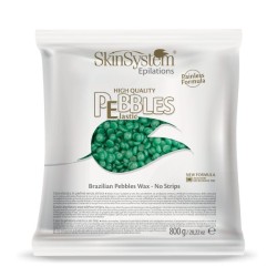 Brazilian Wax Korrels - Pebbles Chlorofyl Cream 800gr Brazilian Wax Korrels - Pebbles Chlorofyl Cream 800gr