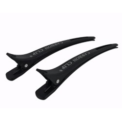 Haarclips zwart met carbon 6st Haarclips zwart met carbon 6st