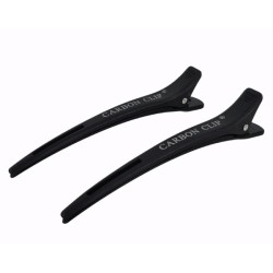 Haarclips zwart met carbon 6st Haarclips zwart met carbon 6st