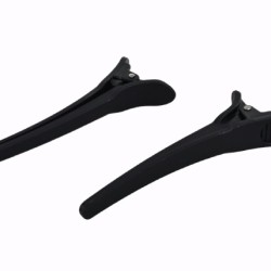 Haarclips zwart zonder metaal 10st