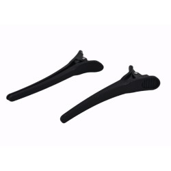 Haarclips zwart zonder metaal 10st Haarclips zwart zonder metaal 10st