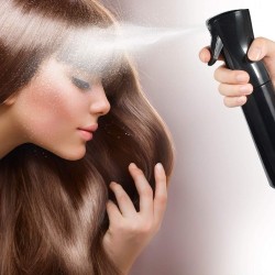 Kappers Water Spray Mist Fles-Verstuiver: 300ml / Zwart Kappers Water Spray Mist Fles-Verstuiver: 300ml / Zwart