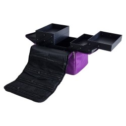 Beautycase - Visagie Koffer - Nagelstyliste Koffer / Tas HA-34 Kleur: Paars Beautycase - Visagie Koffer - Nagelstyliste Koffer / Tas HA-34 Kleur: Paars
