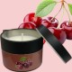 Massage Candle - Hot Massage Oil - Massage Kaars in blik - 40g: Cherry