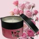 Massage Candle - Hot Massage Oil - Massage Kaars in blik - 40g: Rose