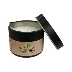 Massage Candle - Hot Massage Oil - Massage Kaars in blik - 40g: Vanilla Massage Candle - Hot Massage Oil - Massage Kaars in blik - 40g: Vanilla
