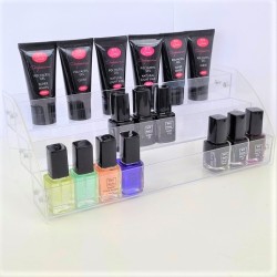 Gellak - Nagellak Display Transparant 3 laags Gellak - Nagellak Display Transparant 3 laags