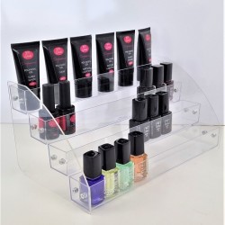 Gellak - Nagellak Display Transparant 4 laags Gellak - Nagellak Display Transparant 4 laags