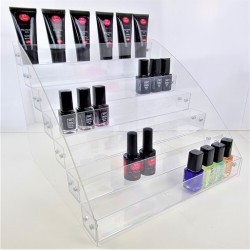 Gellak - Nagellak Display Transparant 7 laags Gellak - Nagellak Display Transparant 7 laags
