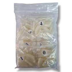 Half Well Tips Naturel In Zak - 500st Half Well Tips Naturel In Zak - 500st