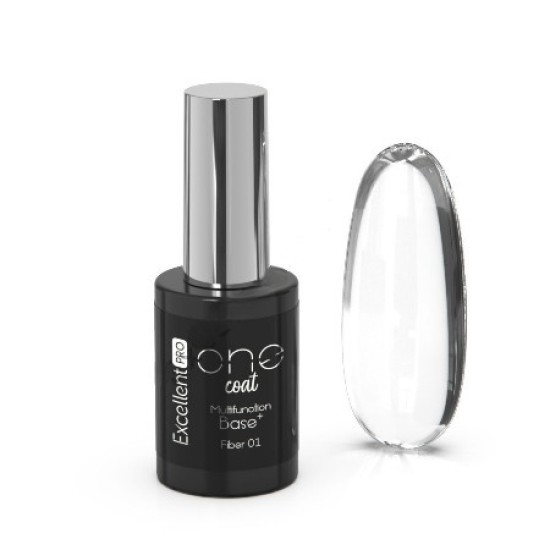 MULTIFUNCTION FIBER BASE - ONE COAT - EXCELLENT PRO - 11ml - Kleur: 01 Pink Fog MULTIFUNCTION FIBER BASE - ONE COAT - EXCELLENT PRO - 11ml - Kleur: 01 Pink Fog
