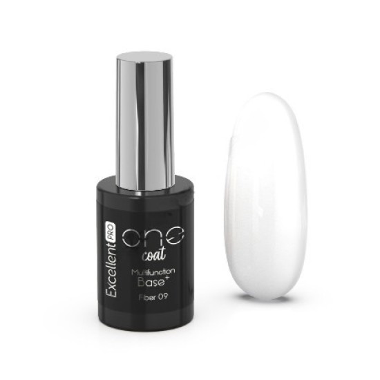 MULTIFUNCTION FIBER BASE - ONE COAT - EXCELLENT PRO - 11ml - Kleur: 09 Porcelain MULTIFUNCTION FIBER BASE - ONE COAT - EXCELLENT PRO - 11ml - Kleur: 09 Porcelain