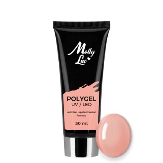 Polygel - Poly Acryl Gel - Molly Lac - Tube 30ml - Kleur: Musk