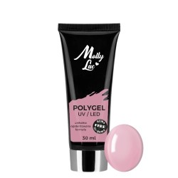 Polygel - Poly Acryl Gel - Molly Lac - Tube 30ml - Kleur: French Pink Polygel - Poly Acryl Gel - Molly Lac - Tube 30ml - Kleur: French Pink