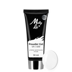 Polygel - Poly Acryl Gel - Molly Lac - Tube 30ml - Kleur: White Polygel - Poly Acryl Gel - Molly Lac - Tube 30ml - Kleur: White