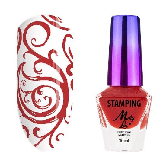 Molly Stamping Lak - Rood 10ml - Nr. 5