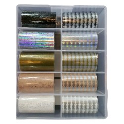 Transfer-Nagelfolie Letters Nr. 01 Transfer-Nagelfolie Letters Nr. 01