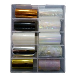 Transfer-Nagelfolie Variatie Box Nr. 12