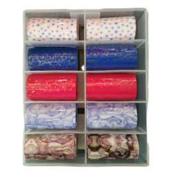 Transfer-Nagelfolie Variatie Box Nr. 13