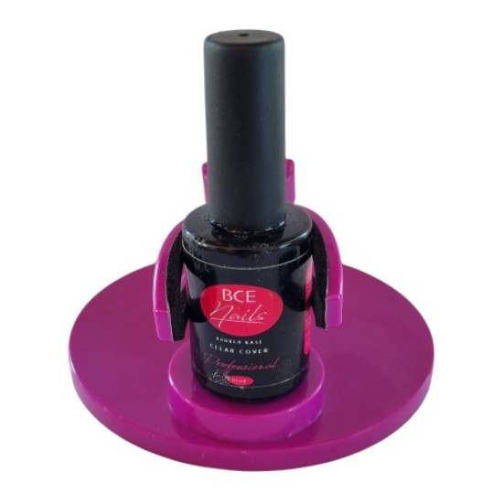 Nagellakhouder - Gelpolish bottle holder - Standaard voor nagel of gellak - Donkerroze