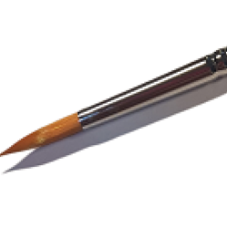 Nagelpenseel platte kat tong vorm 169960 No. 8 Nagelpenseel platte kat tong vorm 169960 No. 8