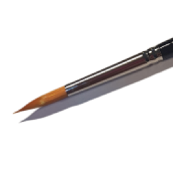 Nagelpenseel platte kat tong vorm 169960 No. 8 Nagelpenseel platte kat tong vorm 169960 No. 8