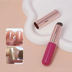 Siliconen Ombre penseel - Siliconen Nailart Borstel - Siliconen Make-up Penseel - Kleur: Rozerood Siliconen Ombre penseel - Siliconen Nailart Borstel - Siliconen Make-up Penseel - Kleur: Rozerood