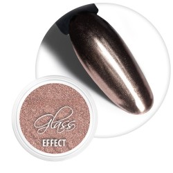 Glass Effect Nailart Nagelpoeder Molly Lac: Nr. 10 - Brown Glass Effect Nailart Nagelpoeder Molly Lac: Nr. 10 - Brown